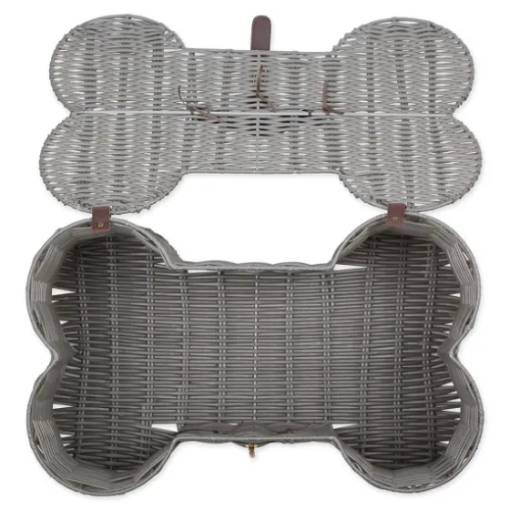 Woven Bone Shaped Basket, 21 In.-Kirkland's Home Fashion
