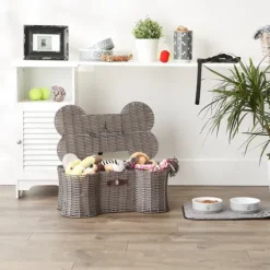 Woven Bone Shaped Basket, 21 In.-Kirkland's Home Fashion