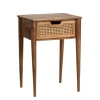 Woven Cane And Mango Wood Side Table-Kirkland's Home Best Sale