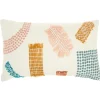 Woven Geometric Patches Lumbar Pillow-Kirkland's Home Flash Sale