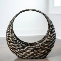 Woven Half Moon Basket-Kirkland's Home Discount