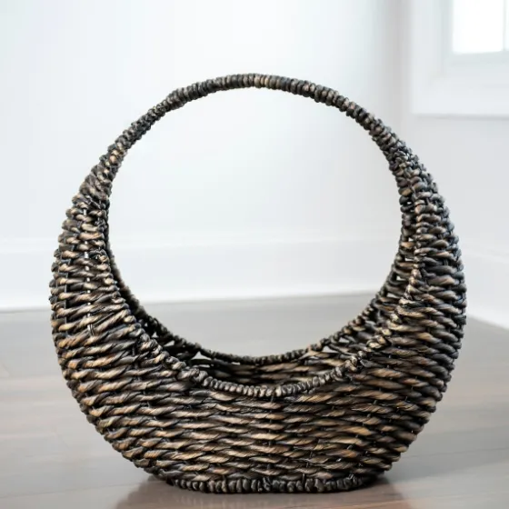 Woven Half Moon Basket-Kirkland's Home Discount