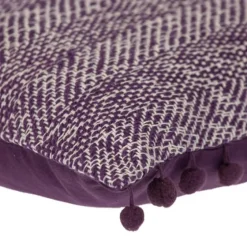 Woven Pom Pom Pillow-Kirkland's Home Cheap