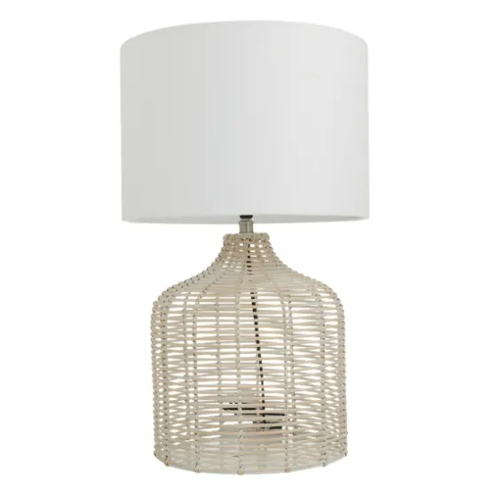 Woven Rattan Table Lamp-Kirkland's Home Discount