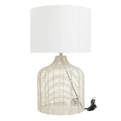 Woven Rattan Table Lamp-Kirkland's Home Discount
