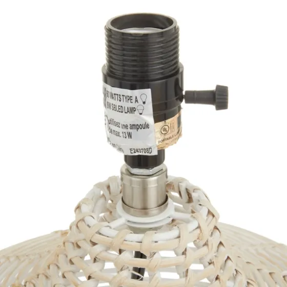 Woven Rattan Table Lamp-Kirkland's Home Discount