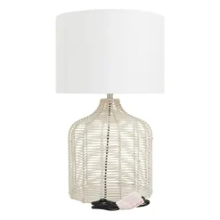 Woven Rattan Table Lamp-Kirkland's Home Discount