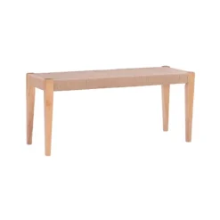 Woven Rope Wood Dining Bench-Kirkland's Home New