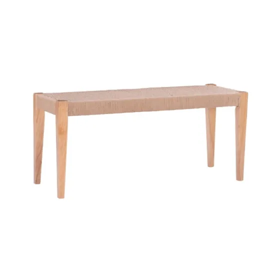 Woven Rope Wood Dining Bench-Kirkland's Home New