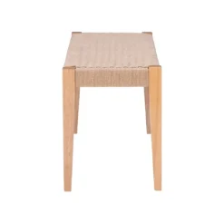 Woven Rope Wood Dining Bench-Kirkland's Home New