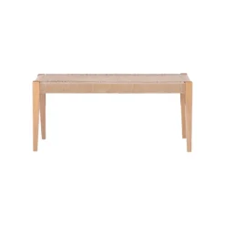 Woven Rope Wood Dining Bench-Kirkland's Home New
