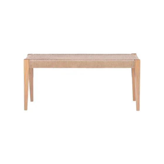 Woven Rope Wood Dining Bench-Kirkland's Home New