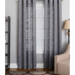 Woven Single Curtain Panel, 84 In.-Kirkland's Home Sale