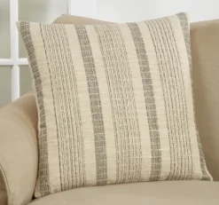 Woven Stripe Throw Pillow-Kirkland's Home Cheap