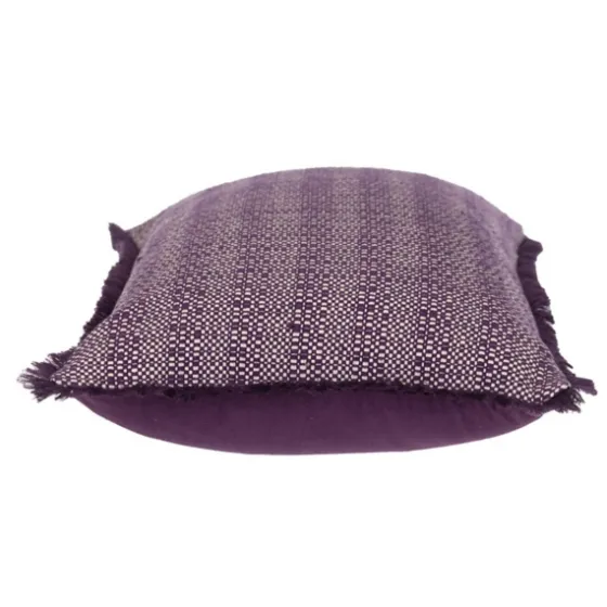 Woven Stripes Fringe Lumbar Pillow-Kirkland's Home Hot