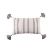 Woven Tasseled Lumbar Pillow-Kirkland's Home Outlet