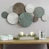Woven Textured Metal Plates Wall Sculpture-Kirkland's Home Discount