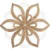 Woven Wicker And Wire Flower Wall Plaque-Kirkland's Home Outlet