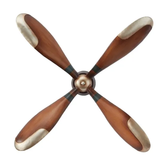 Wright Brass Airplane Propeller Wall Plaque-Kirkland's Home Store