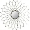Wrought Iron Flower Petal Wall Mirror-Kirkland's Home Discount