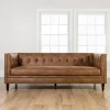 Wyatt Chester Faux Leather Formal Sofa-Kirkland's Home Flash Sale