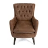 Wyatt Chester Faux Leather Accent Chair-Kirkland's Home Outlet