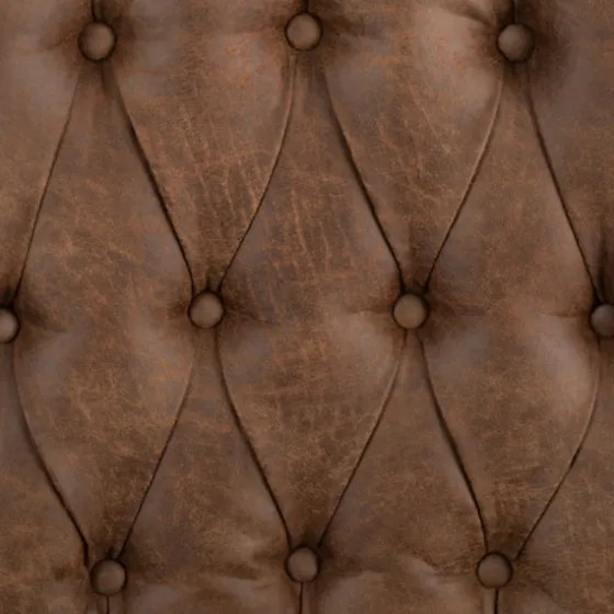 Wyatt Chester Faux Leather Accent Chair-Kirkland's Home Outlet