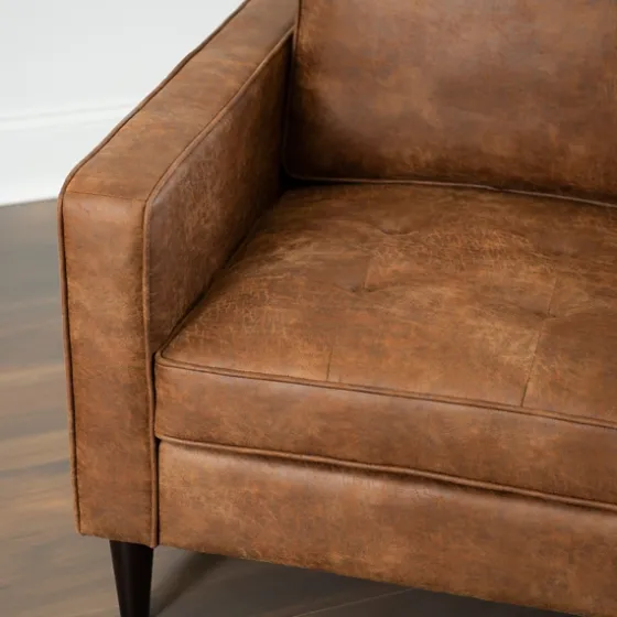 Wyatt Faux Leather Armchair-Kirkland's Home Discount