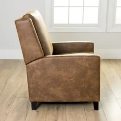 Wyatt Faux Leather Recliner-Kirkland's Home Best