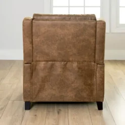 Wyatt Faux Leather Recliner-Kirkland's Home Best