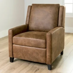 Wyatt Faux Leather Recliner-Kirkland's Home Best