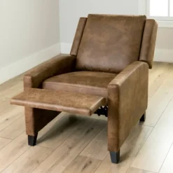 Wyatt Faux Leather Recliner-Kirkland's Home Best