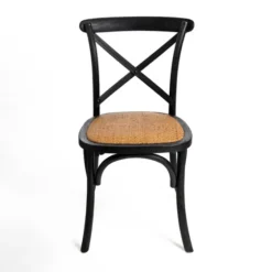 X Frame Cane Seat Dining Chair-Kirkland's Home Clearance
