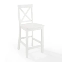 X-Back Farmhouse Counter Stools, Set Of 2-Kirkland's Home Outlet