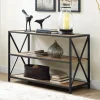 X-Frame 3-Tier Barnwood Bookshelf-Kirkland's Home Clearance