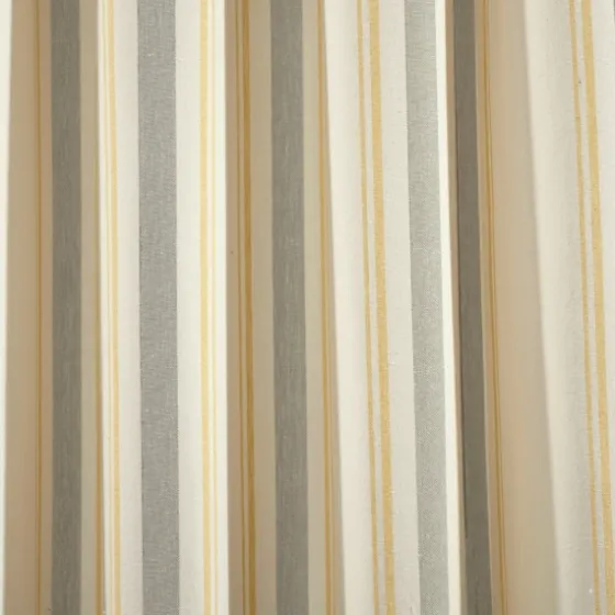 Yellow & Gray Farmhouse Curtain Panel Set, 95 In.-Kirkland's Home Sale