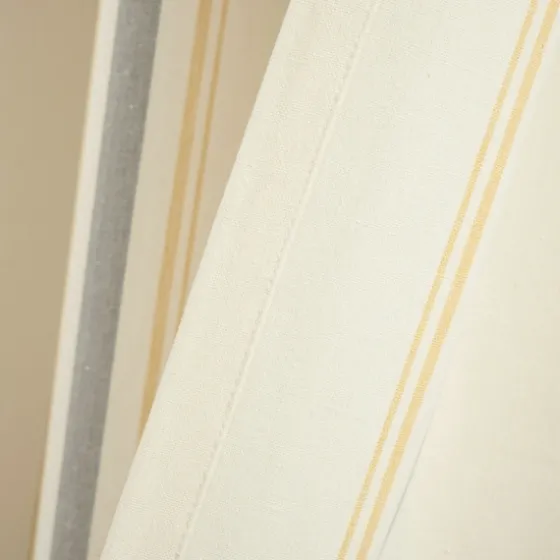 Yellow & Gray Farmhouse Curtain Panel Set, 95 In.-Kirkland's Home Sale