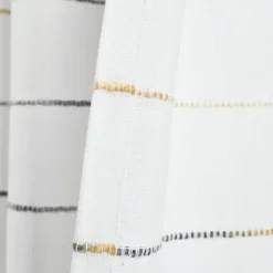 Yellow And Gray Stripe Curtain Panel Set, 95 In.-Kirkland's Home Store