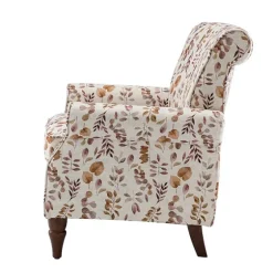 Yellow And Orange Leaf Upholstered Accent Chair-Kirkland's Home Best