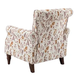 Yellow And Orange Leaf Upholstered Accent Chair-Kirkland's Home Best