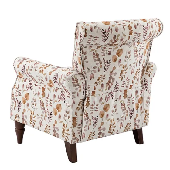 Yellow And Orange Leaf Upholstered Accent Chair-Kirkland's Home Best