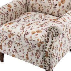 Yellow And Orange Leaf Upholstered Accent Chair-Kirkland's Home Best