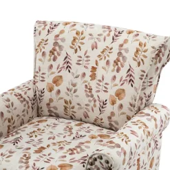 Yellow And Orange Leaf Upholstered Accent Chair-Kirkland's Home Best