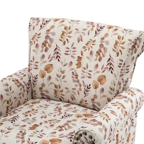 Yellow And Orange Leaf Upholstered Accent Chair-Kirkland's Home Best