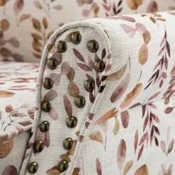 Yellow And Orange Leaf Upholstered Accent Chair-Kirkland's Home Best