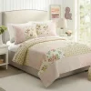 Yellow And Pink Patchwork Blooms Full/Queen Quilt-Kirkland's Home Online