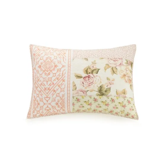 Yellow And Pink Patchwork Blooms Full/Queen Quilt-Kirkland's Home Online