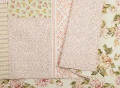 Yellow And Pink Patchwork Blooms Full/Queen Quilt-Kirkland's Home Online