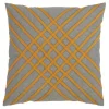 Yellow Crosshatch Stitch Cotton Throw Pillow-Kirkland's Home Clearance
