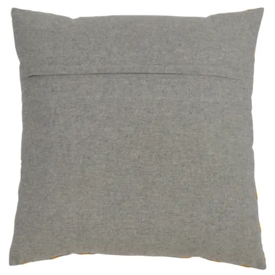 Yellow Crosshatch Stitch Cotton Throw Pillow-Kirkland's Home Clearance